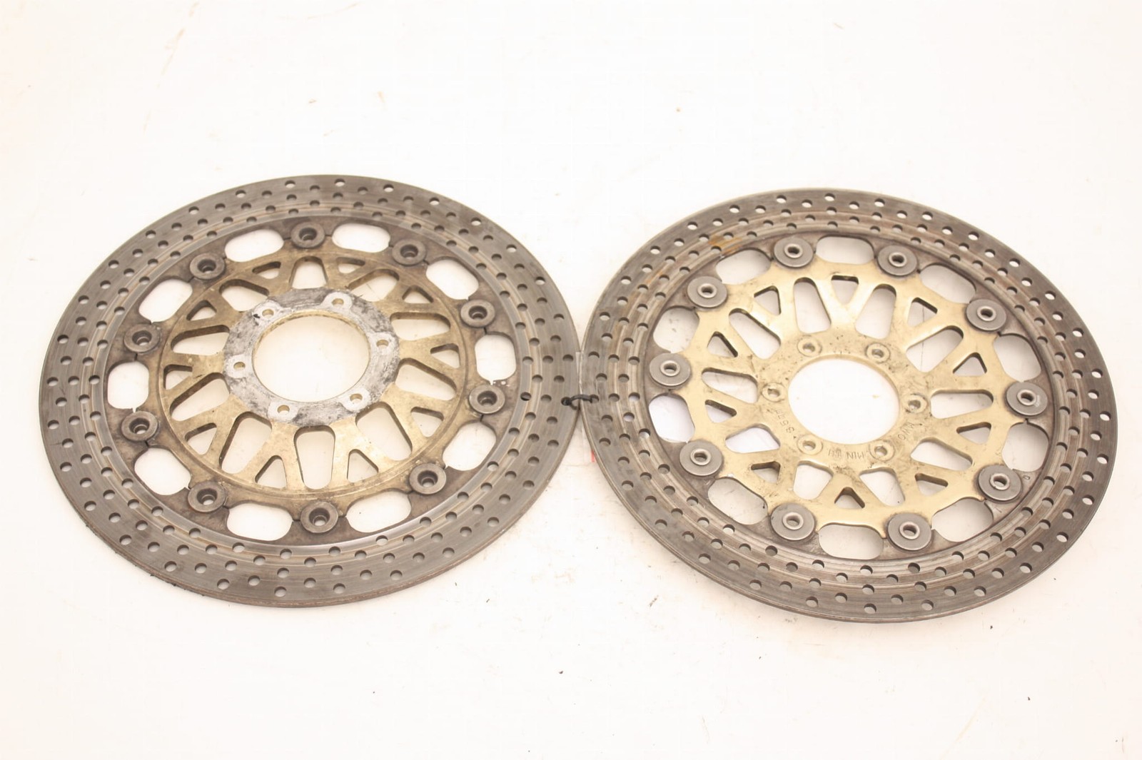Front brake discs disc brake disc complete set Honda CBR 600 F4 PC35