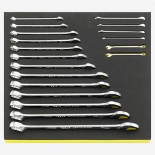 Stahlwille Open Box Tcs 13a19 Combination Sae Wrench Set In Tcs Inlay 316 -