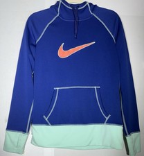 Nike Therma For Size S Women s Hoodie blue And Mint