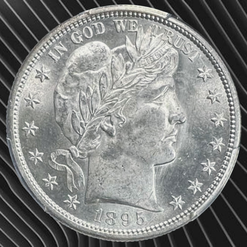 1895-S Barber Half Dollar 50C 90% Silver San Francisco Mint Coin
