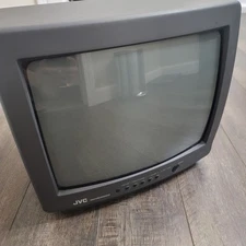 JVC Master Command 13" CRT Television C-13CL35 Black Color w/ Remote & Extras
