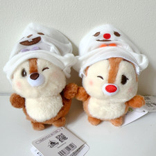Tokyo Disney Store Chip n Dale Plush Set 2025 Halloween Ghost Costume Boo Japan