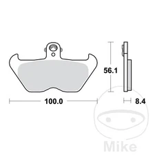 47112-compatibile con BMW R 850 R LLANTA DE RADIOS 70 CV, 51 KW 2CIL. 259R 0401 