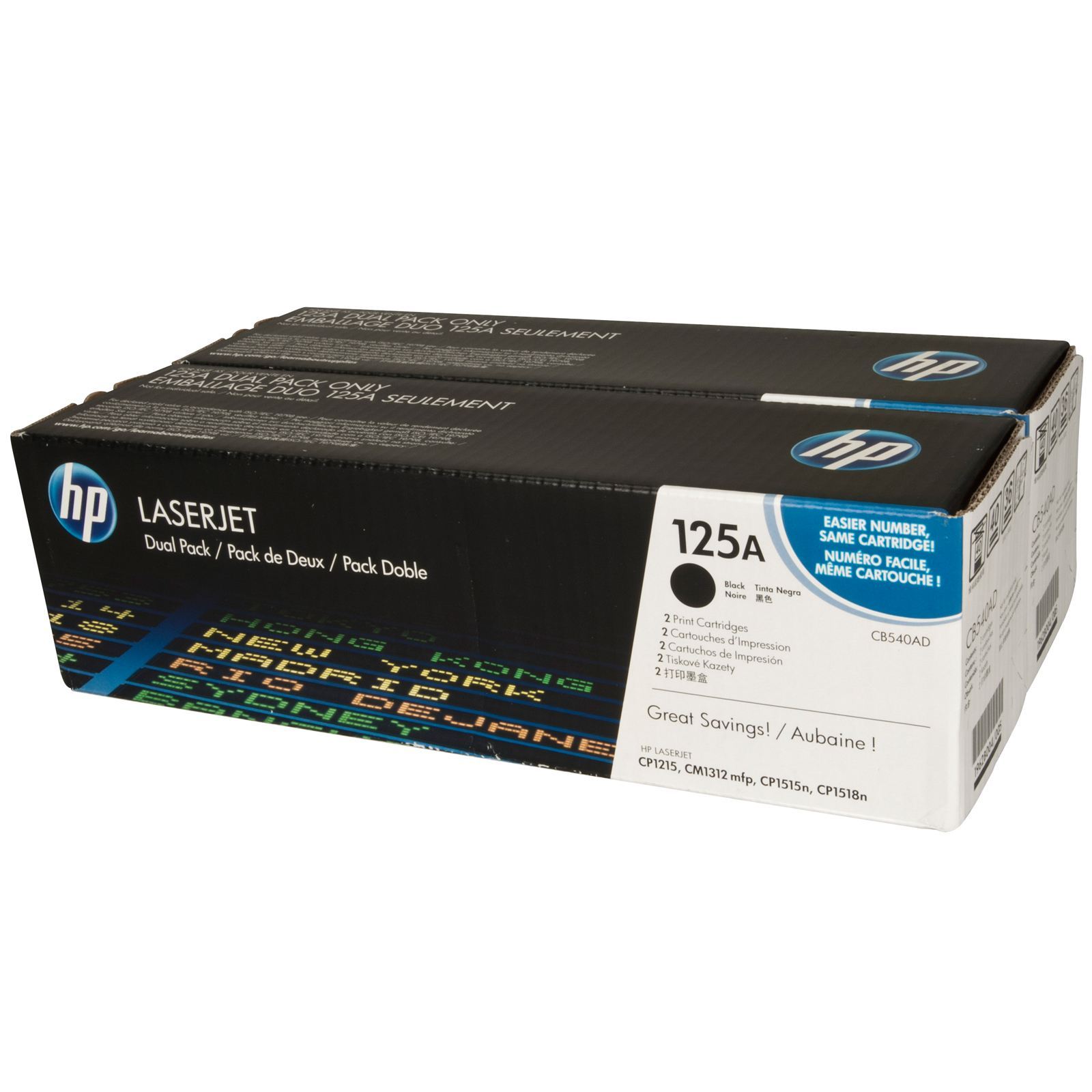 Cartouche toner CB540A noire 125A compatible pour imprimante laser CM1312