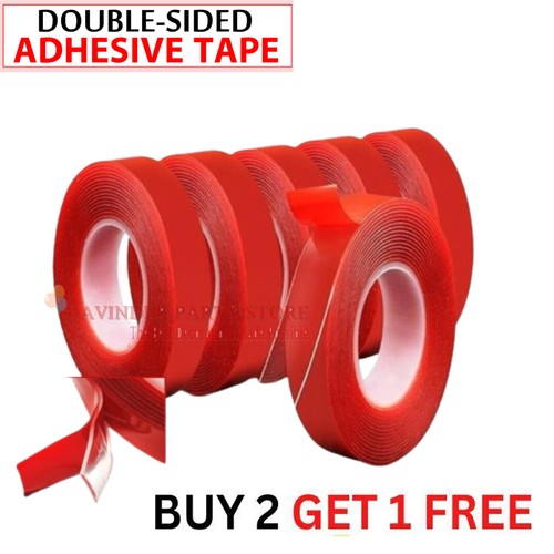 Double Sided Tape 3M™ VHB™ Heavy Duty Pads Strong Sticky Tape Black Clear eBay