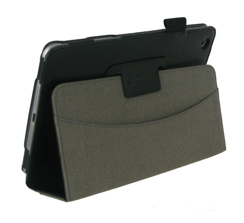 rooCASE Apple iPad Mini with Retina Display 7.9" UltraSlimFolio Cover Case Black - Picture 5 of 9