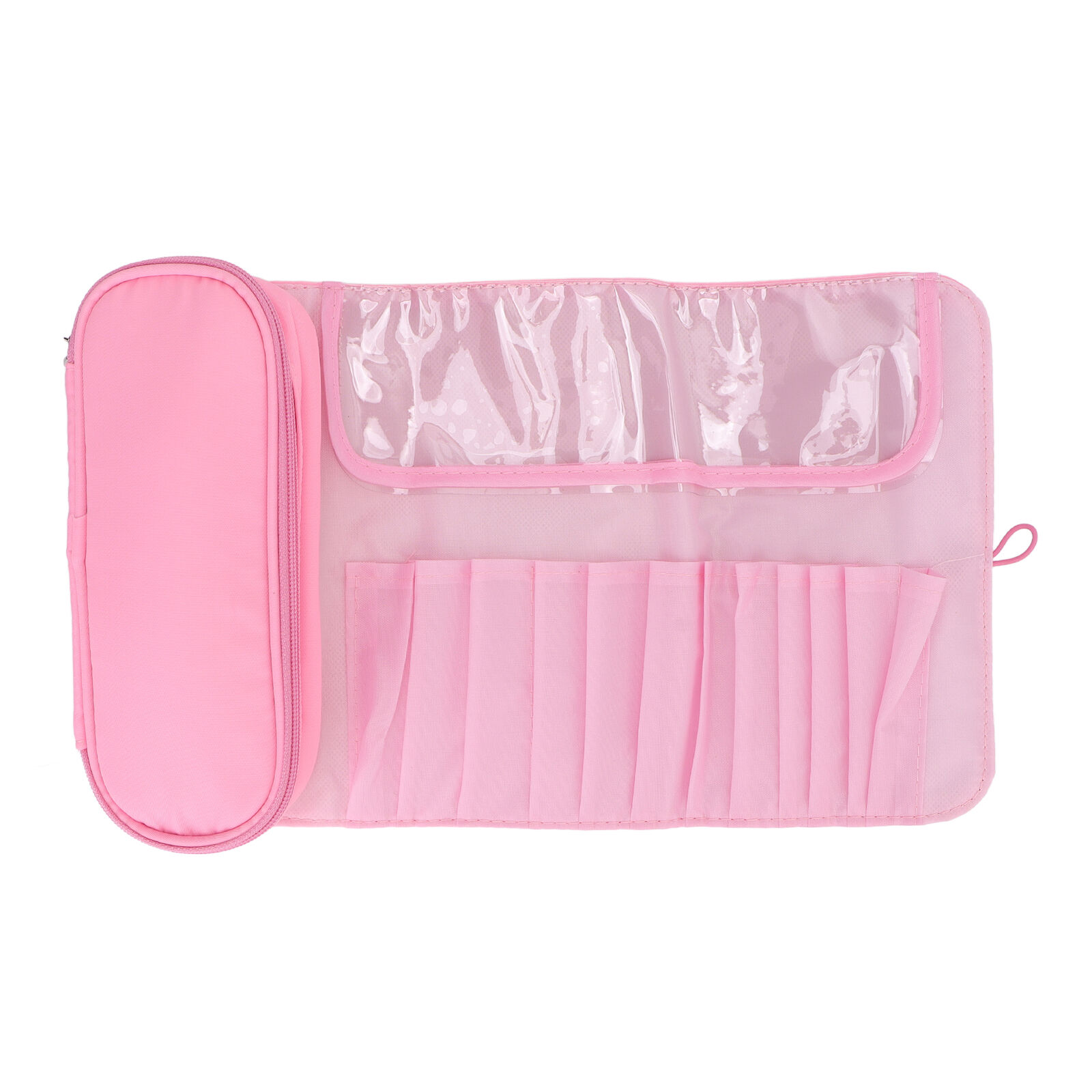 Kosmetische Tasche Professionelle Make-up Pinsel Rolling Case Pink Kosmetik XS5