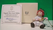 LENOX RAGGEDY ANN'S SWEET HOLIDAY Ornament -- 2003 -- -- NEW in BOX with COA