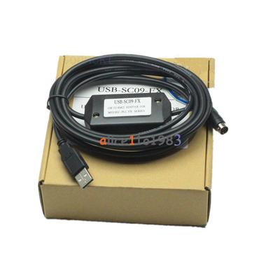 PLC Programming USB-SC09-FX Cable For Mitsubishi MELSEC USB TO RS422 ADAPTER