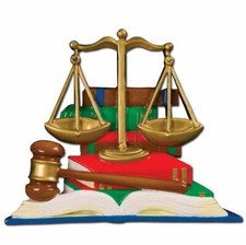 Lawyer Attorney Scales Of Justice Christmas Ornament