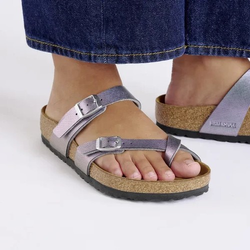 BIRKENSTOCK Mayari 1029285 Saffiano Iridescent Viola normale Weite Damen - Bild 3 von 14