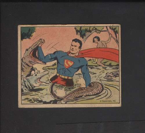 1940 Gum Inc Superman #46 To The Rescue — Raw