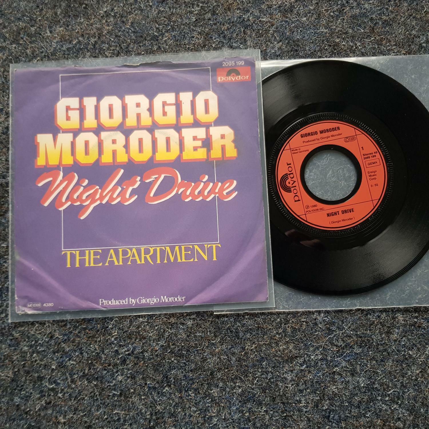 7"" Single Vinyl Giorgio Moroder - Night drive GERMANY (Blondie - Call me)