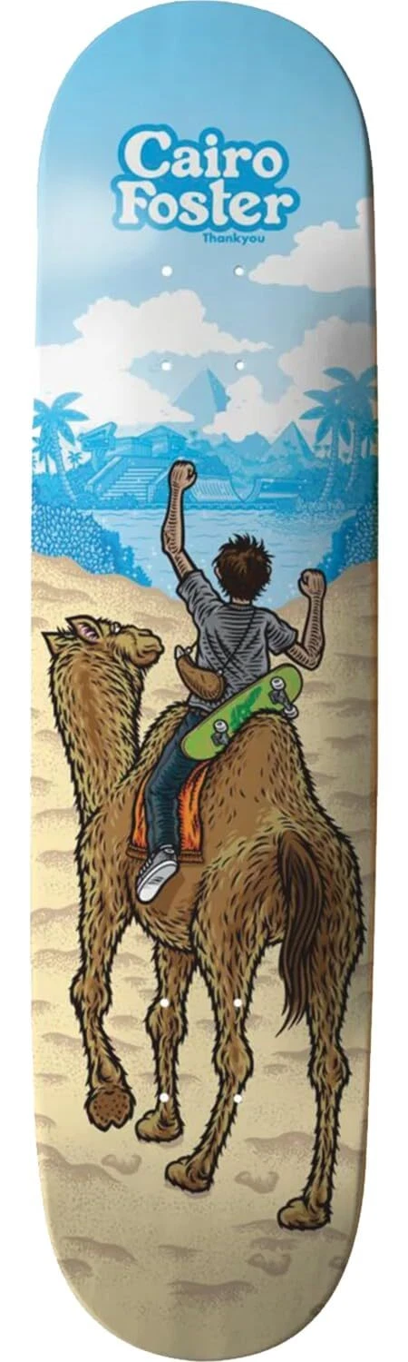 Thank You Skateboards Cairo Foster Mirage Guest Skateboard Deck