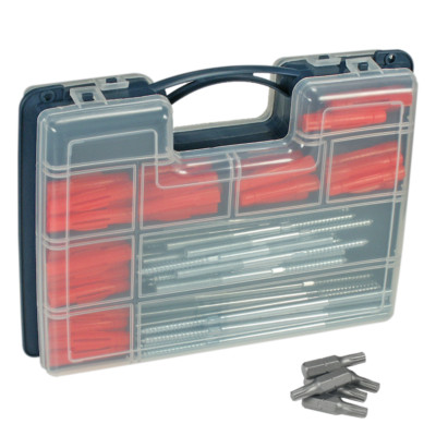 Stockschrauben Set M8, TRI TOX Dübel 10/61, TORX Bits 1/4'', 245 tlg, in Box 