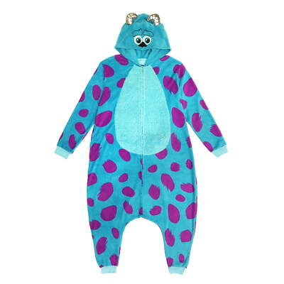 Disney Sulley Monsters Union Suit One Piece Pajama Women Halloween Costume  Men | eBay