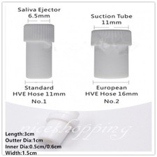 Dental Suction Tube Convertor Saliva Ejector HVE Hose Adaptor Autoclavable 135  