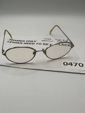 Silouette Eyeglasses M 6382 /40. V 6054 52 17 130 Round Silver Frames Only