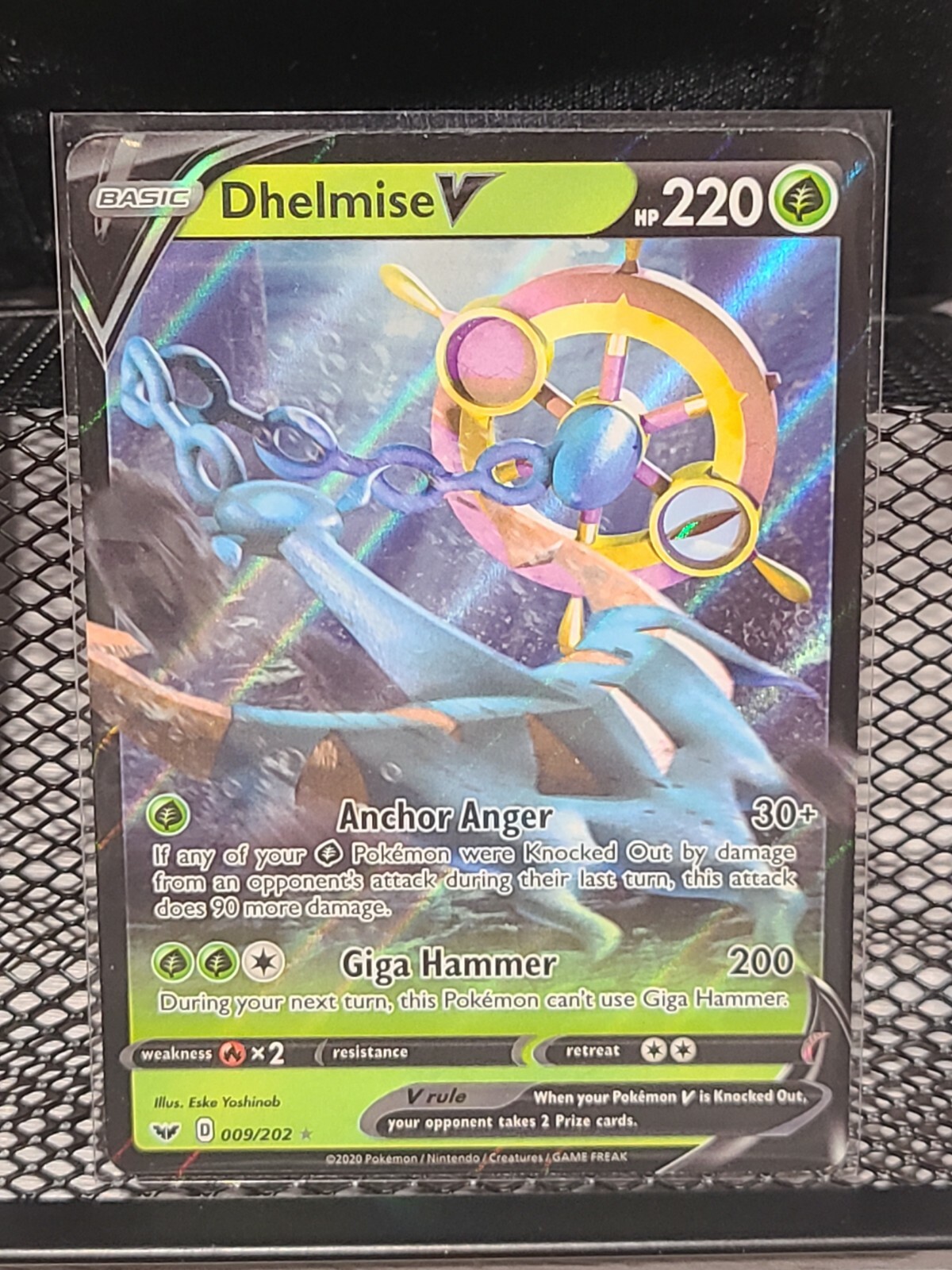 2020 Pokemon Shining Fates Dhelmise V 009/072 NM/Mint Like PSA 10 BGS CGC 
