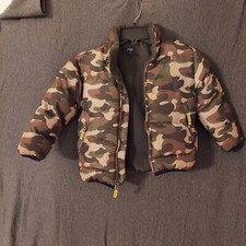 Osh Kosh Puffer Jacket Size Childs S/4 Camo Does Not Include Hood