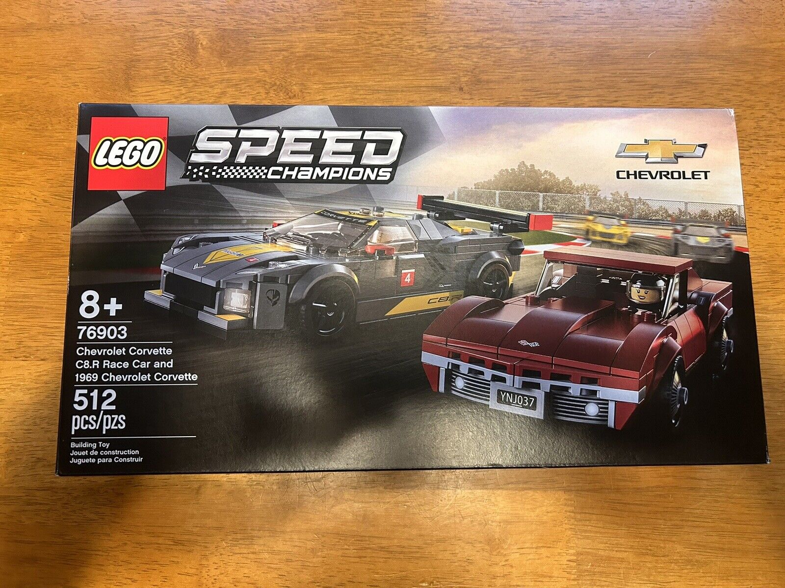 LEGO SPEED CHAMPIONS: Chevrolet Corvette C8.R Race Car and 1968 Chevrolet...