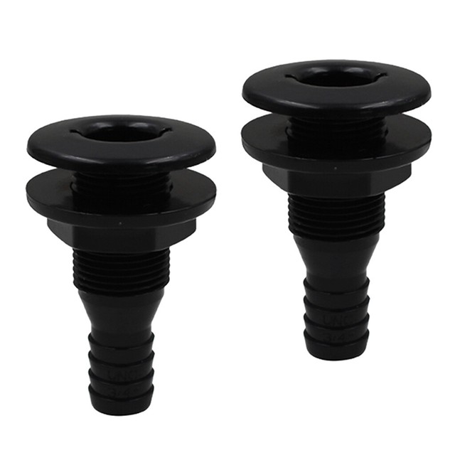 2x 3/4'' Marine ThruHull Fittings Replacement Bilge Pump Hose Fittings