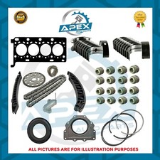 KIT DE CADENA DE DISTRIBUCIÓN PARA MOTOR RENAULT ESPACE V 1.6 R9M + KIT DE PIEZAS DE RECONSTRUCCIÓN DEL MOTOR