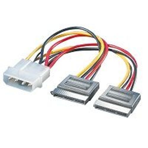 3689754 IGLOO IGLOO ALIMENTAZIONE 2X SATA 15 PIN F 1X 4 PIN HDD