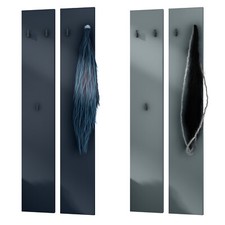 Garderobenpaneel Wandgarderobe Garderobe Wandpaneel 140 - Blau und Grün