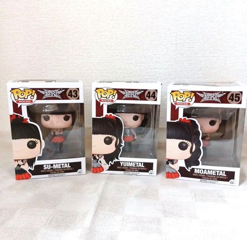 Babymetal Funko Pop Rocks Rare Su-Metal, Yuimetal & Moametal 3 Pièce Ensemble Babymetal Funko Pop Rocks Rare Su-Metal, Yuimetal & Moametal 3 Pièce Ensemble | Funko Pop | 2 Babymetal Funko Pop Rocks Rare Su-Metal, Yuimetal & Moametal 3 Pièce Ensemble | Funko Pop