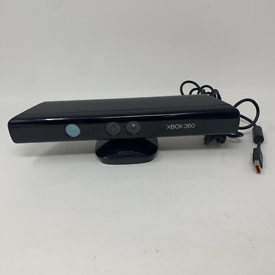 Microsoft 1414 Xbox 360 Kinect Sensor Bar Only - Black, Working, Black Cord