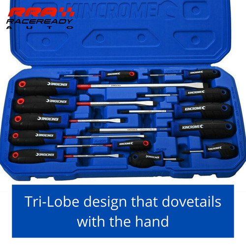 Kincrome S3 Screwdriver Set 13pce Magnetic Tip Torquemaster Carry Case K5526 - Picture 3 of 6