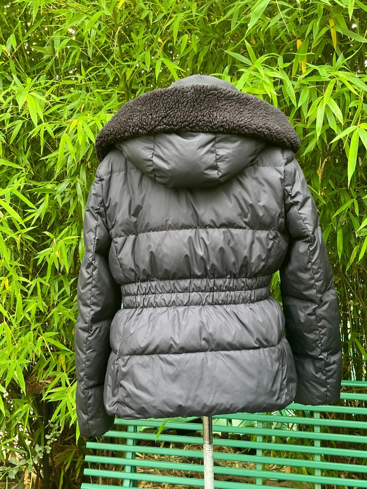 Giacca Coach piumino imbottito in piuma con cappuccio taglia media