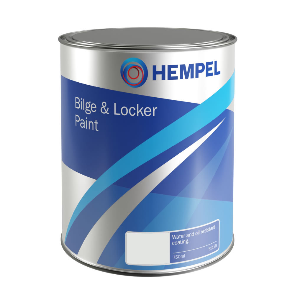 Hempel Bilge & Locker - Light Grey - 750ml (Boat / Marine / Yacht Paint)