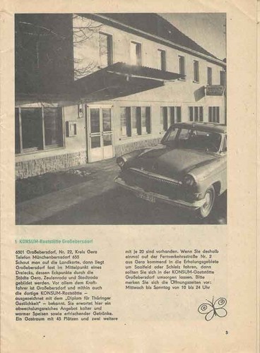 DDR Berlin 1970 KONSUM-Sommerreiseführer Entdecken Sie Thüringer Gastlichkeit - Bild 3 von 5