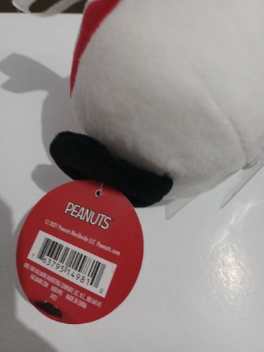 New Hallmark Fluffballs Peanuts Charlie Brown Ornament Christmas Plush Doll NWT - Picture 6 of 6