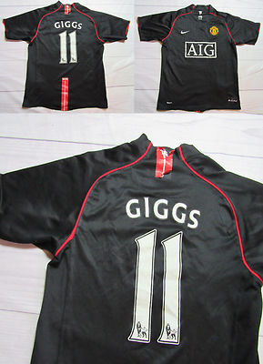 Ryan GIGGS #11 MANCHESTER UNITED away shirt jersey NIKE 2007 Ryan GIGGS #11 MANCHESTER UNITED away shirt jersey NIKE 2007