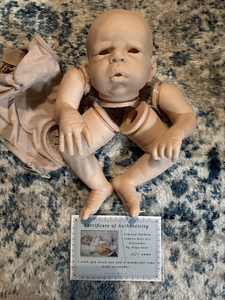 SOLE ALexANDeR 20” DoLL KiT By OLGA AUER REBORN DOLL SUPPLIES