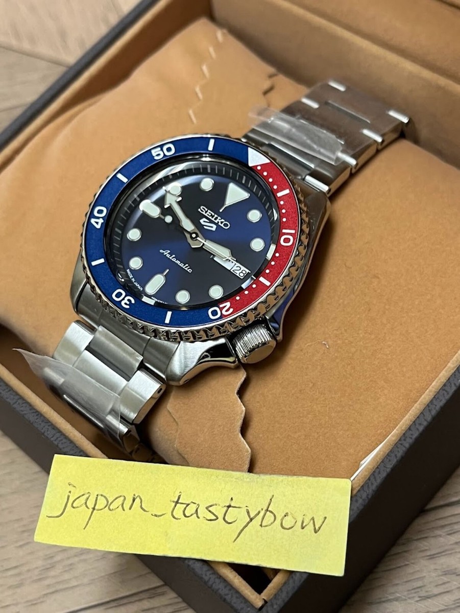 Seiko 5 Sports SBSA003 Automatic Mechanical Pepsi Color Diver