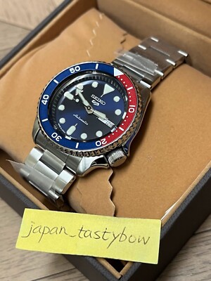 Seiko 5 Sports SBSA003 Automatic Mechanical Pepsi Color Diver