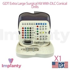 Dental DLC Conical Integral Stopper Drills Kit Plastic Stainless Steel Dentistry