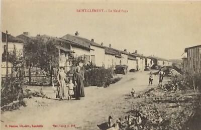 CPA SAINT CLEMENT DAS NEUE LAND LEBHAFTES DORF, seltene Karte
