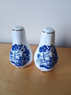 Paar Bone China Porzellan Salz Pfefferstreuer Set