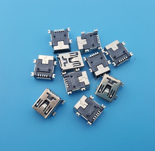 10Pcs Mini Usb Type B 5Pin Female Socket SMT Solder Jack Connector