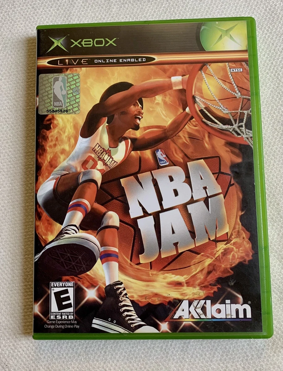 NBA JAM ORIGINAL XBOX COMPLETE VIDEO GAME WITH CASE AND MANUAL