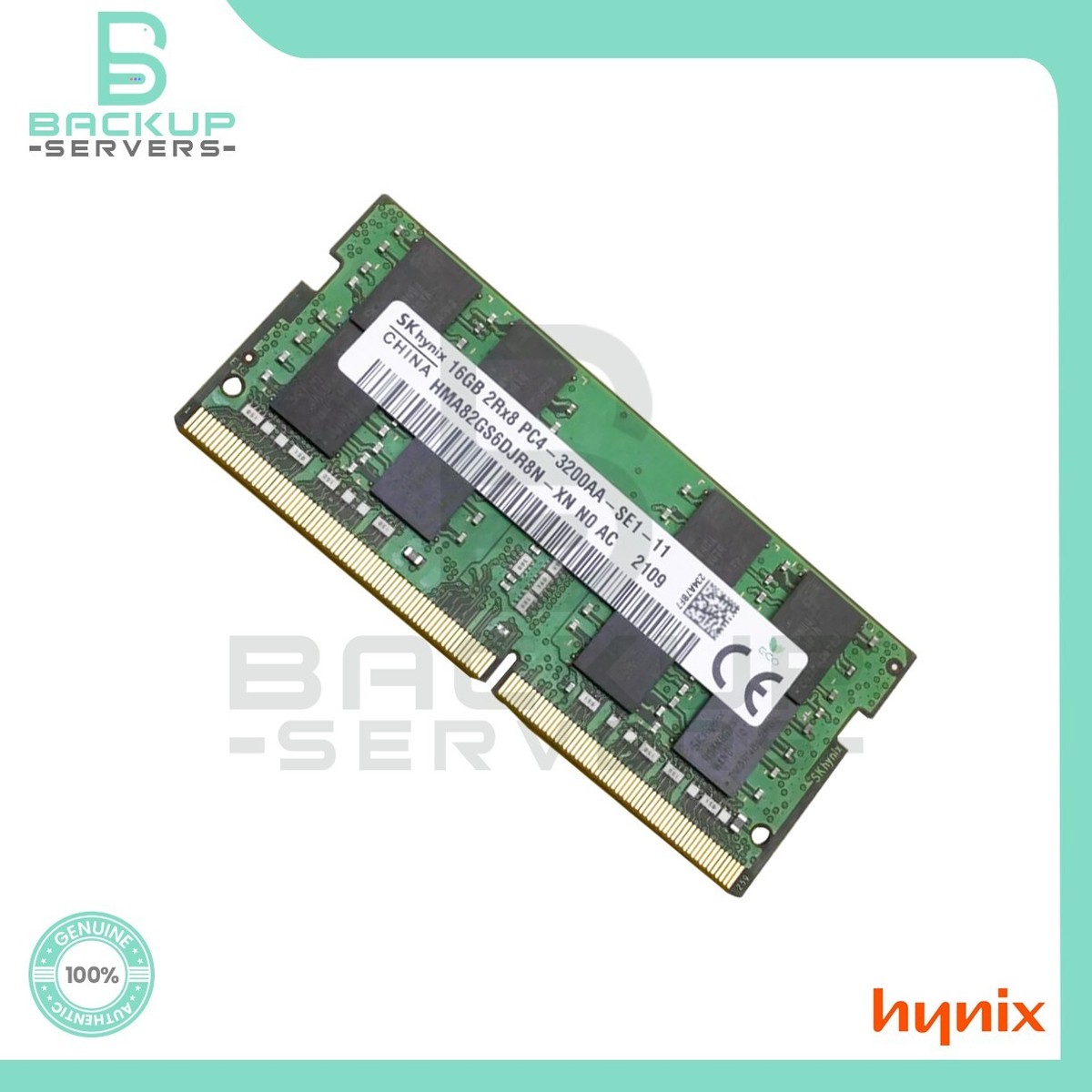 HMA82GS6DJR8N-XN Hynix 16GB 3200MHz PC4-25600 260-Pin 2Rx8