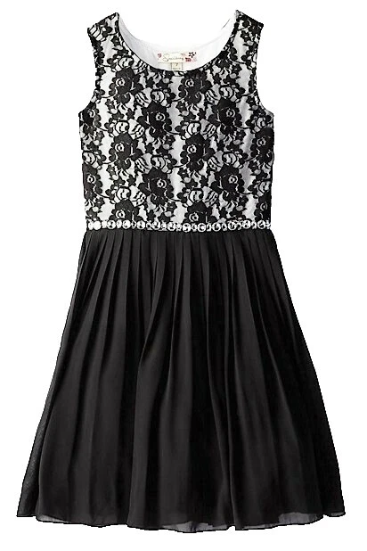 Navidad Negro Talla 10 Vestidos para niñas