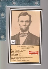 1992 Little Debbie The U.S. Presidents BOX Singles Pick From List Up To 25% OFF!