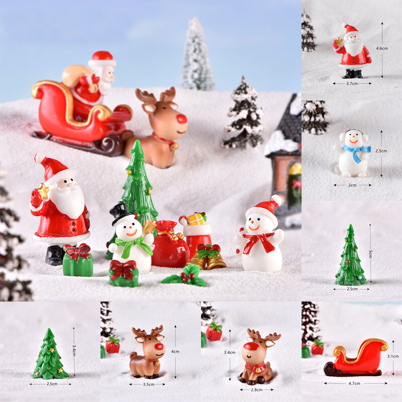 1PC Resin Christmas Decoration Christmas Tree Gifts Santa Claus Ornaments