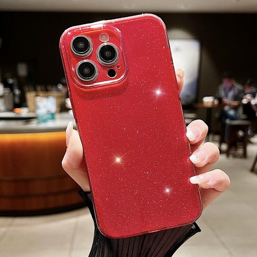 For iPhone 16 15 14 13 Pro Max Glitter Shockproof Silicone Slim Soft Case Cover - Picture 15 of 25